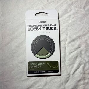 Snap 4 Phone Grip in Olive and Charcoal